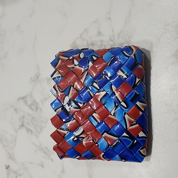 Recycled Candy wrapper Coin pouch - Picture 1 of 4